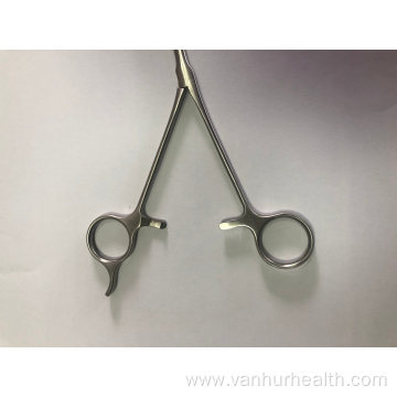 Thoracotomy Instruments Curved Needle Holder Forceps